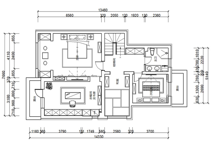 城建逸品假日-396平-中式風(fēng)格-平面圖1.jpg