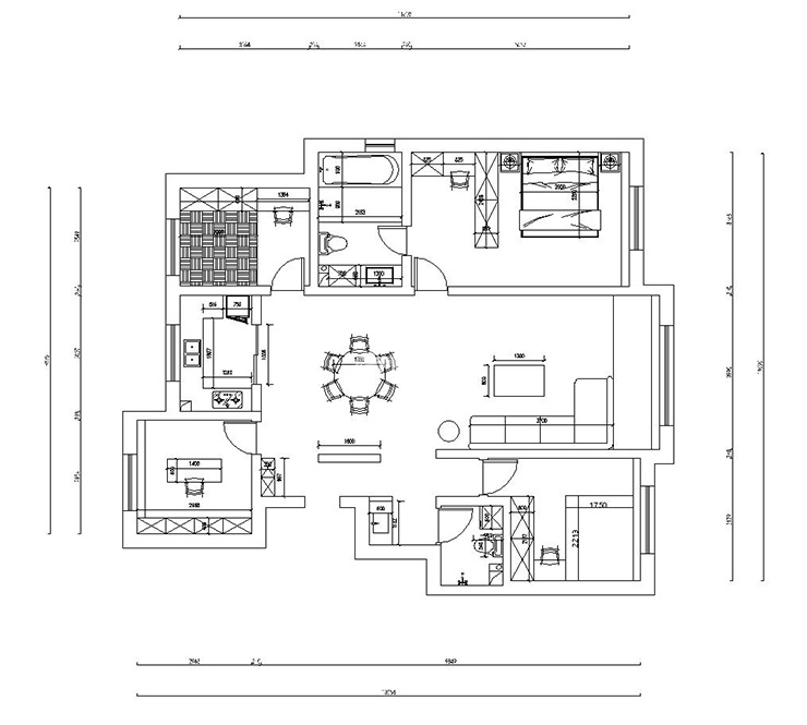 保利茉莉公館-146平-現(xiàn)代風格-平面圖.jpg