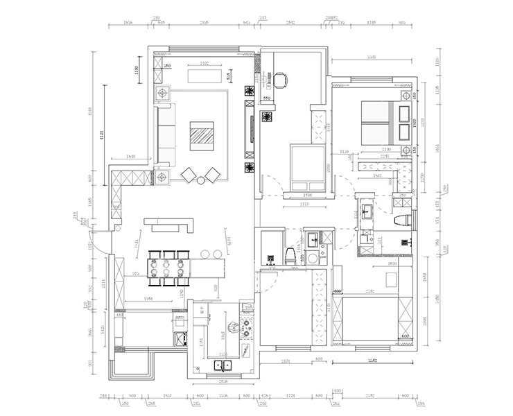 金水港灣-185m2-現(xiàn)代簡(jiǎn)約-平面布局.jpg